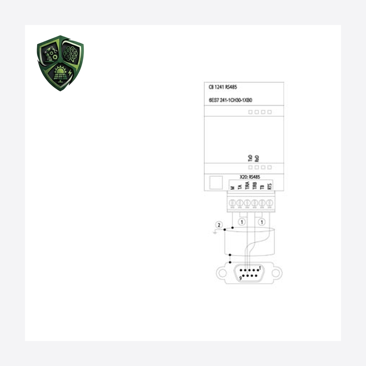 برد ارتباط زیمنس SIMATIC S7-1200 Communication Board CB 1241, RS485 6ES7241-1CH30-1XB0