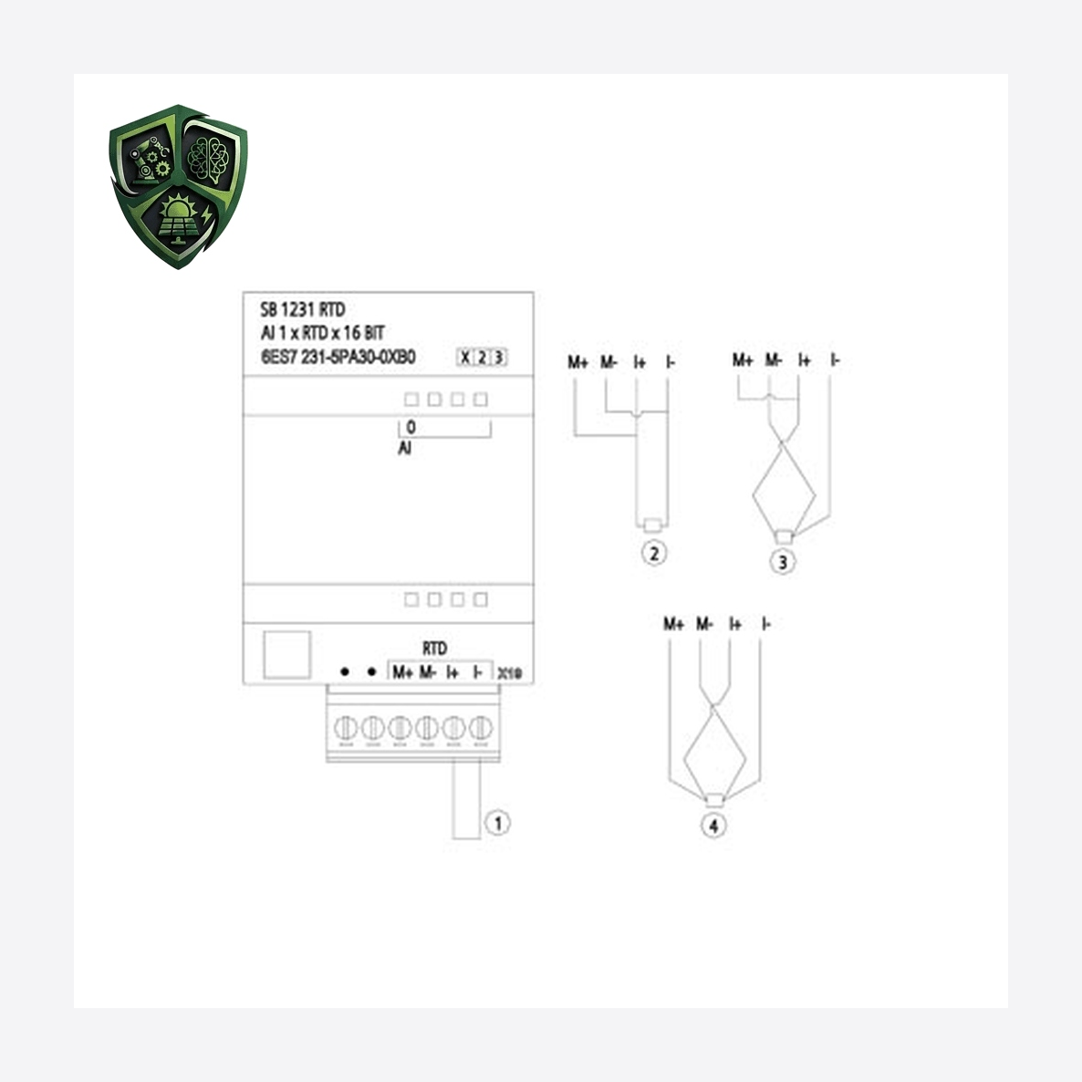 برد سیگنال زیمنس SIMATIC S7-1200 Signal Board SB 1231 RTD 6ES7231-5PA30-0XB0