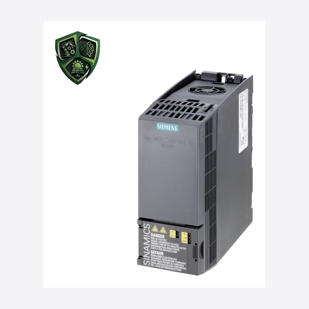 درایو زیمنس SINAMICS G120C، ⁦Siemens⁩، توان ⁦1.5 kW 2 hp⁩، جریان ⁦5.5 A⁩، ولتاژ ⁦380 ... 480 V -20 % ... +10 %⁩