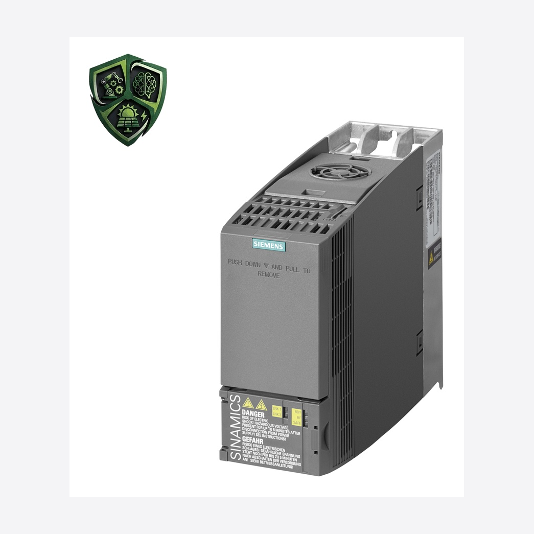 درایو زیمنس SINAMICS G120C، ⁦Siemens⁩، توان ⁦3 kW 4 hp⁩، جریان ⁦9.5 A⁩، ولتاژ ⁦380 ... 480 V -20 % ... +10 %⁩