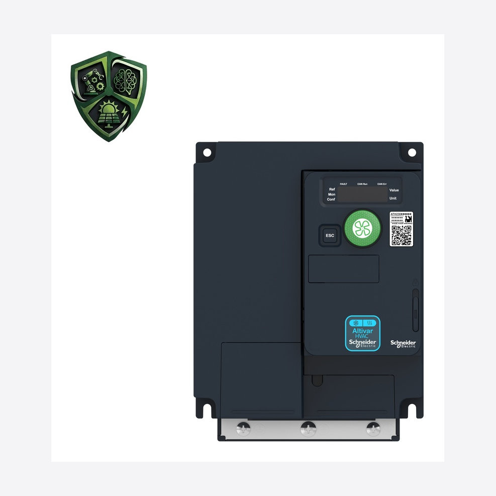 درایو، ⁦Schneider Electric⁩، مدل ⁦ATH230U30M3⁩، خروجی ⁦Switching frequency 2…16 kHz adjustable⁩، جریان خروجی ⁦13.7 A⁩، توان ⁦3 kW⁩.