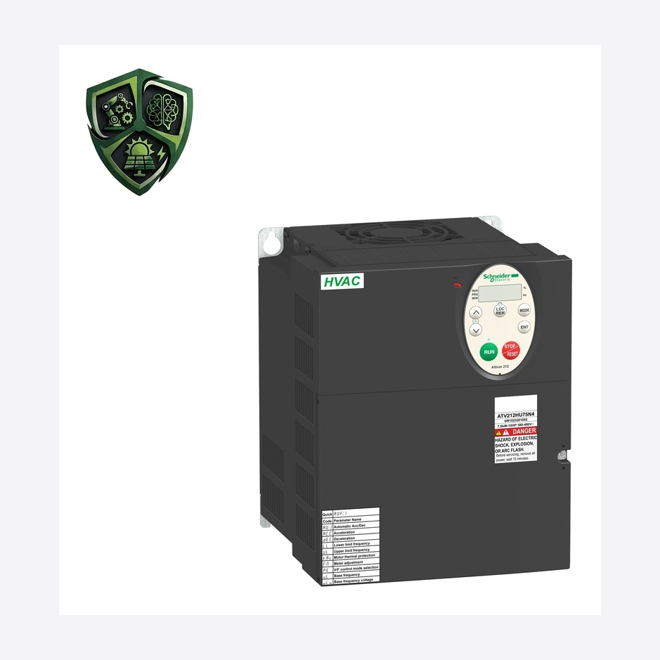 درایو اشنایدر الکتریک Altivar 212، ⁦Schneider Electric⁩، توان ⁦7.5 kW 10 hp⁩، جریان ⁦16 A⁩، ولتاژ ⁦380 ... 480 V -15 % … +10 %⁩