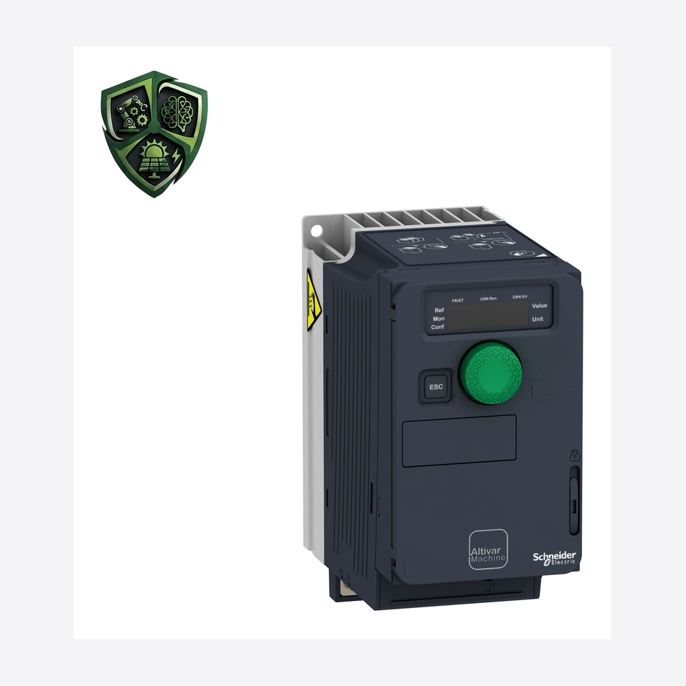 درایو اشنایدر الکتریک Altivar Machine ATV320، ⁦Schneider Electric⁩، توان ⁦0.18 kW 0.25 hp⁩، جریان ⁦1.5 A⁩، ولتاژ ⁦200 ... 240 V -15 % … +10 %⁩