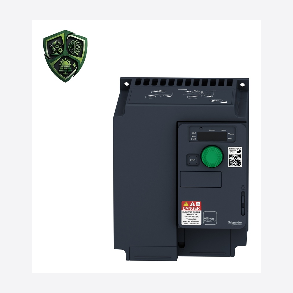 درایو اشنایدر الکتریک Altivar Machine ATV320، ⁦Schneider Electric⁩، توان ⁦3 kW⁩، جریان ⁦13.7 A⁩، ولتاژ ⁦200 ... 240 V -15 % … +10 %⁩