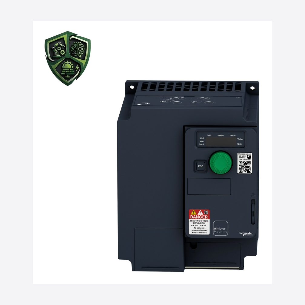 درایو اشنایدر الکتریک Altivar Machine ATV320، ⁦Schneider Electric⁩، توان ⁦4 kW 5 hp⁩، جریان ⁦9.5 A⁩، ولتاژ ⁦380 ... 500 V -15 % … +10 %⁩
