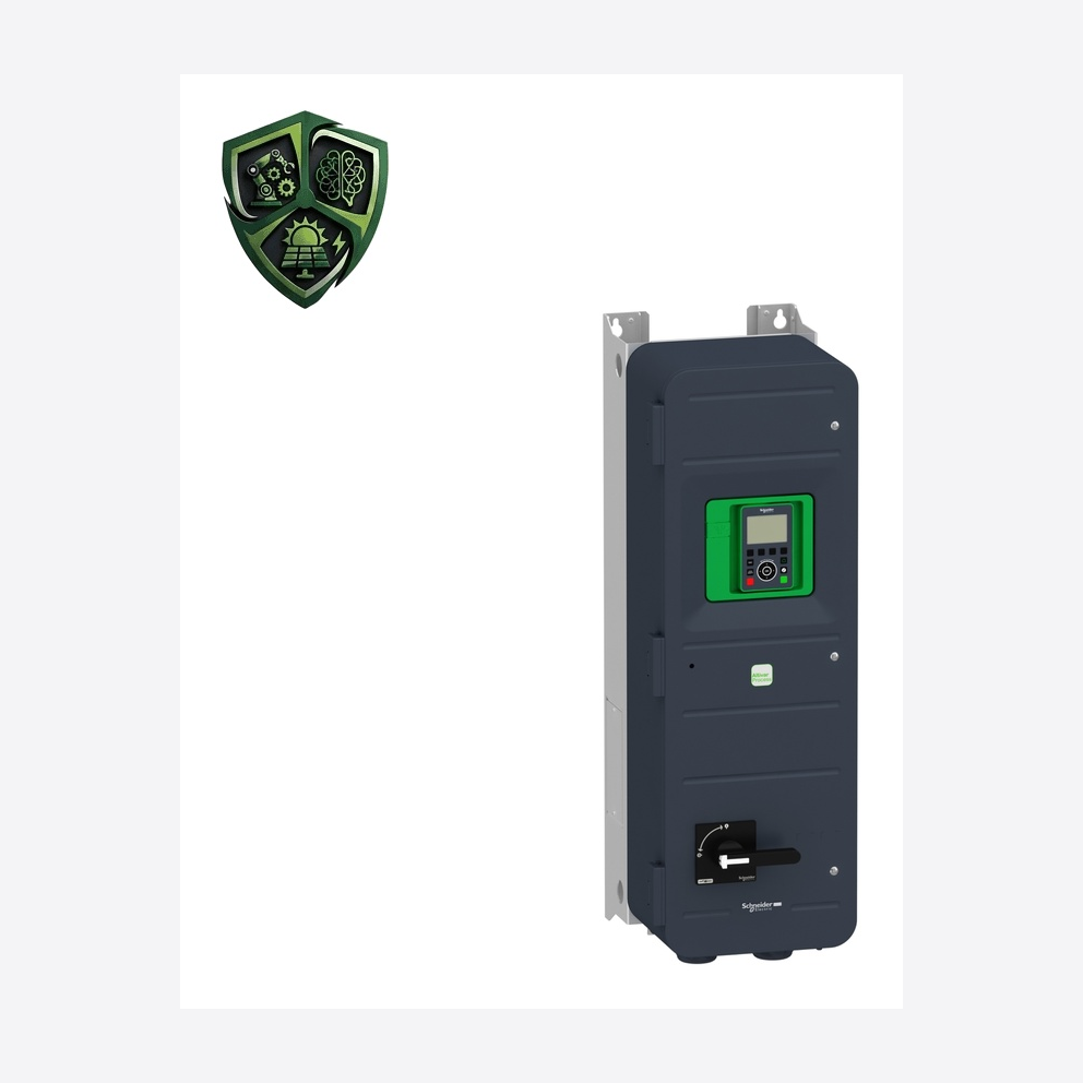 درایو، ⁦Schneider Electric⁩، مدل ⁦ATV650D37N4E⁩، جریان خروجی ⁦74.5 A⁩، توان ⁦30 kW⁩، تغذیه ⁦380…480 V⁩.