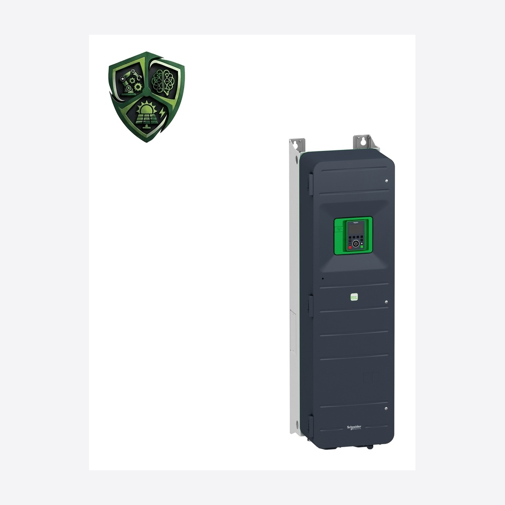 درایو، ⁦Schneider Electric⁩، مدل ⁦ATV950D75N4⁩، جریان خروجی ⁦145.0 A⁩، توان ⁦75.0 kW for normal duty⁩، تغذیه ⁦380…480 V⁩.