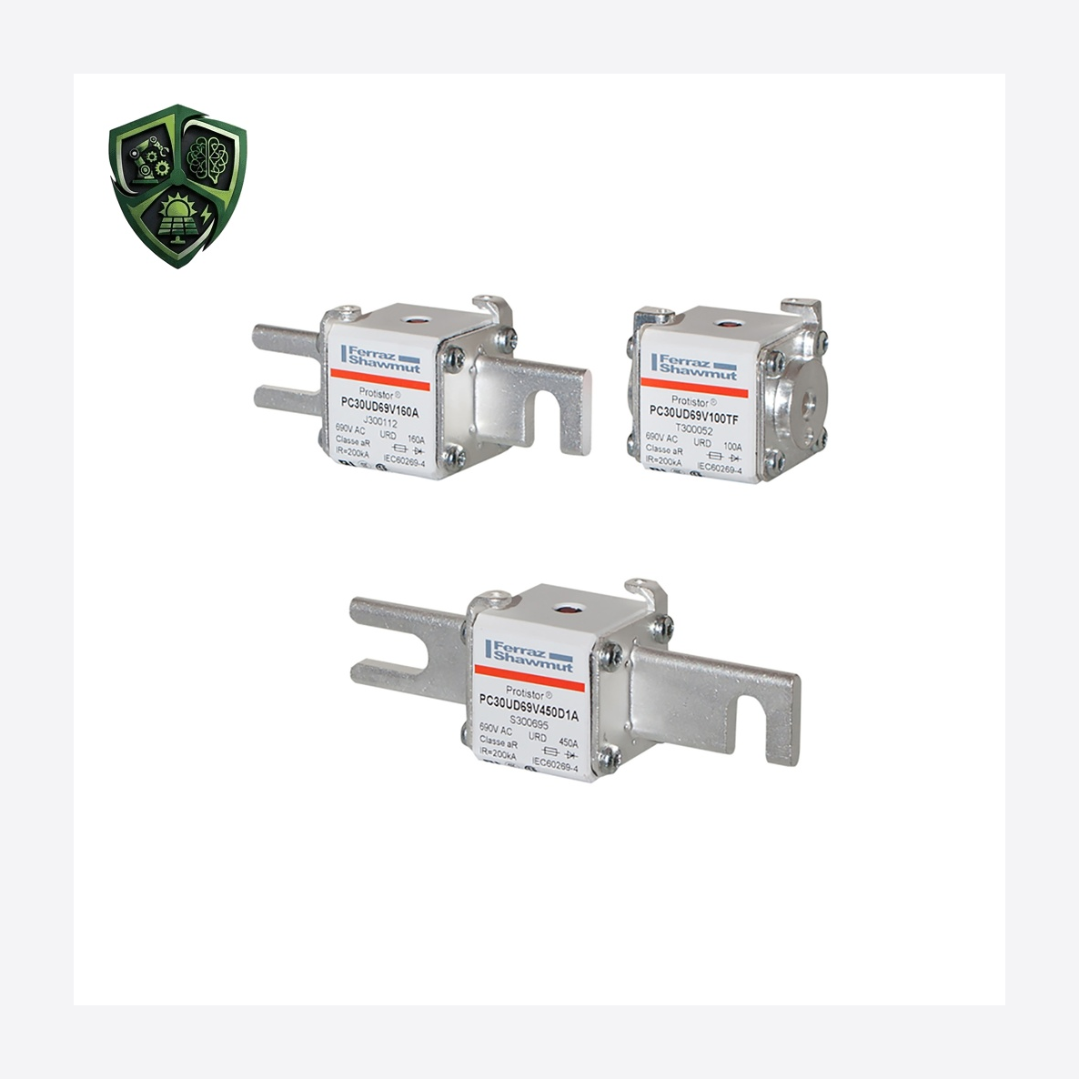 فیوز اشنایدر الکتریک DF، ⁦Schneider Electric⁩، جریان ⁦400 A⁩، ولتاژ ⁦690 V⁩