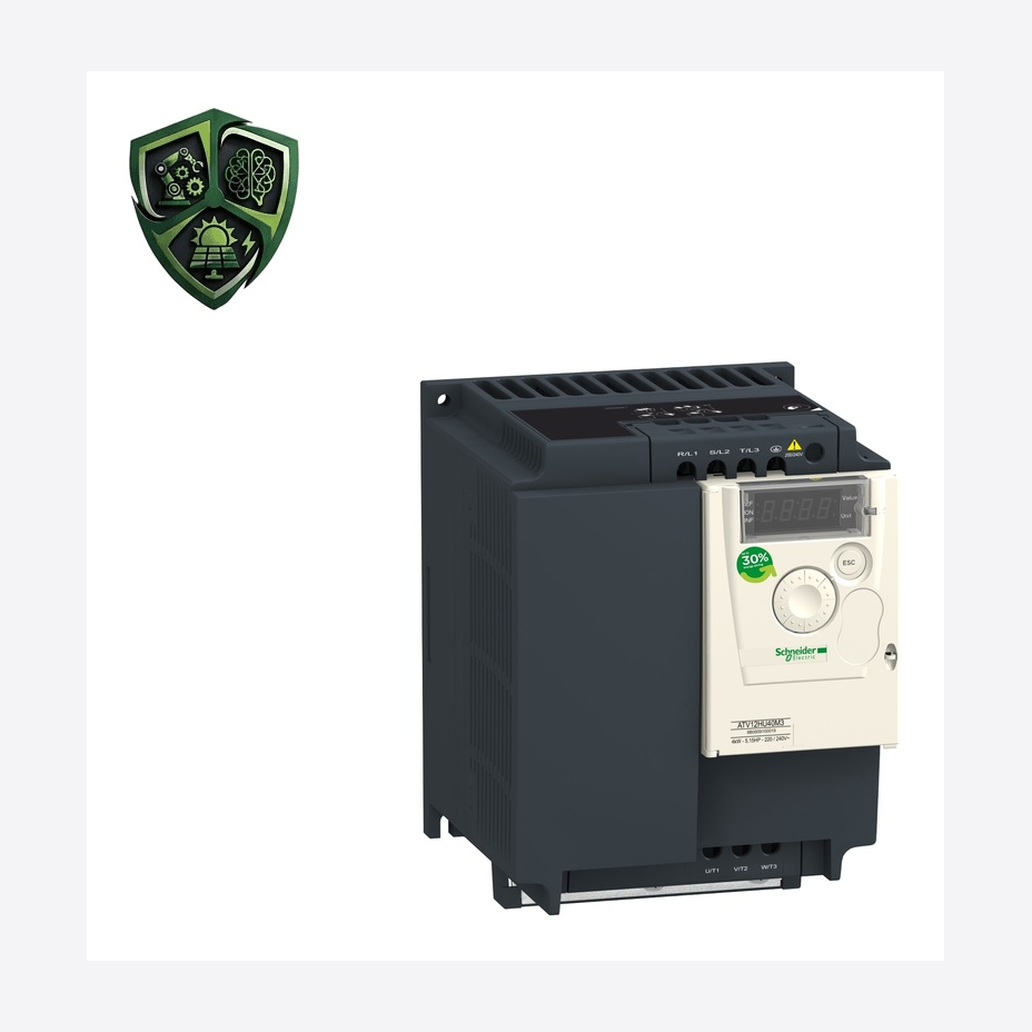 درایو اشنایدر الکتریک Altivar 12، ⁦Schneider Electric⁩، توان ⁦4 kW 5 hp⁩، جریان ⁦16.7 A⁩، ولتاژ ⁦200 ... 240 V -15 % … +10 %⁩