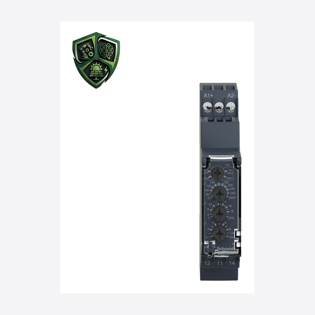 رله حفاظت، ⁦Schneider Electric⁩، مدل ⁦RM17UAS14⁩، جریان خروجی ⁦5 A⁩، IP20.