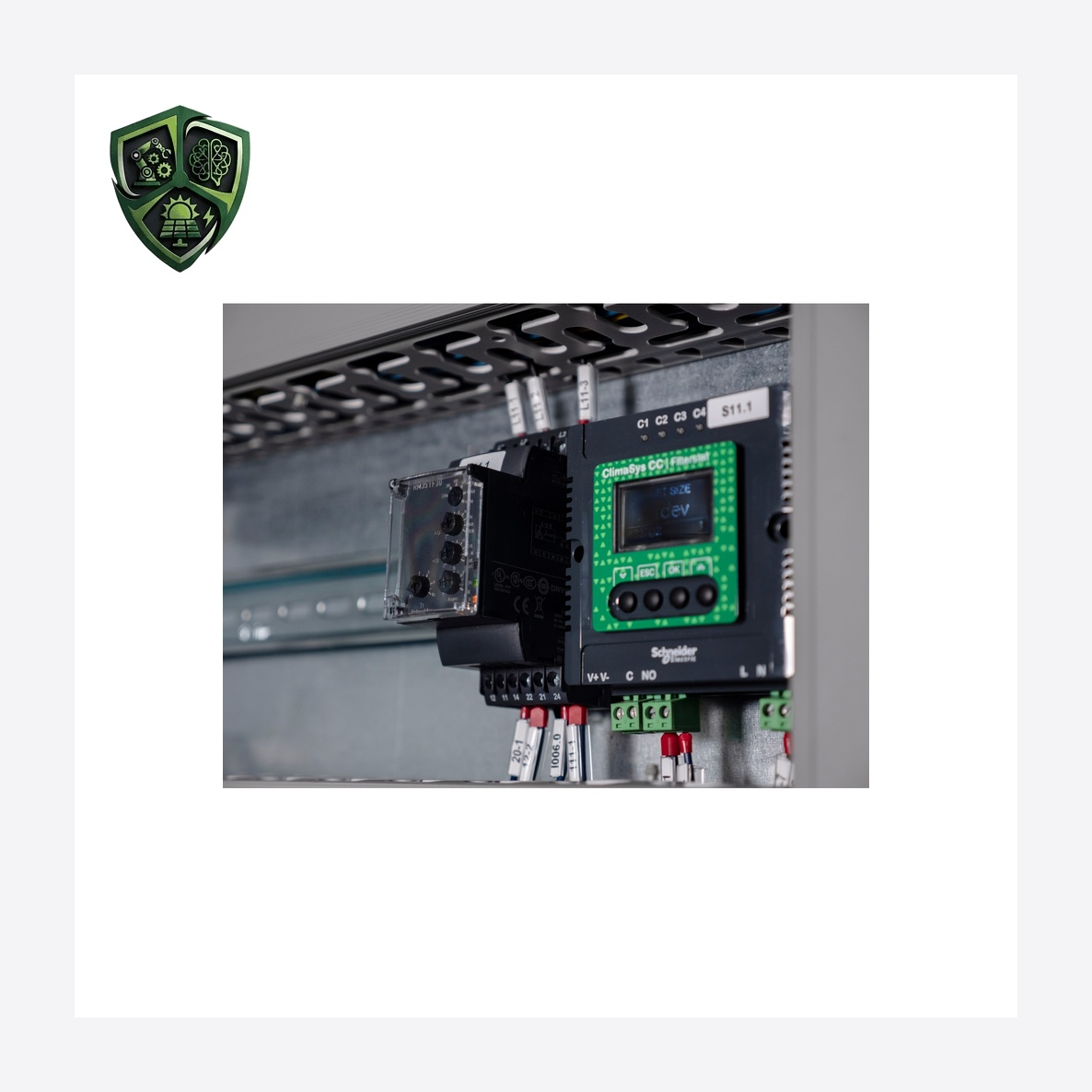 رله حفاظت، ⁦Schneider Electric⁩، مدل ⁦RM35BA10⁩، جریان خروجی ⁦5 A⁩، IP20.