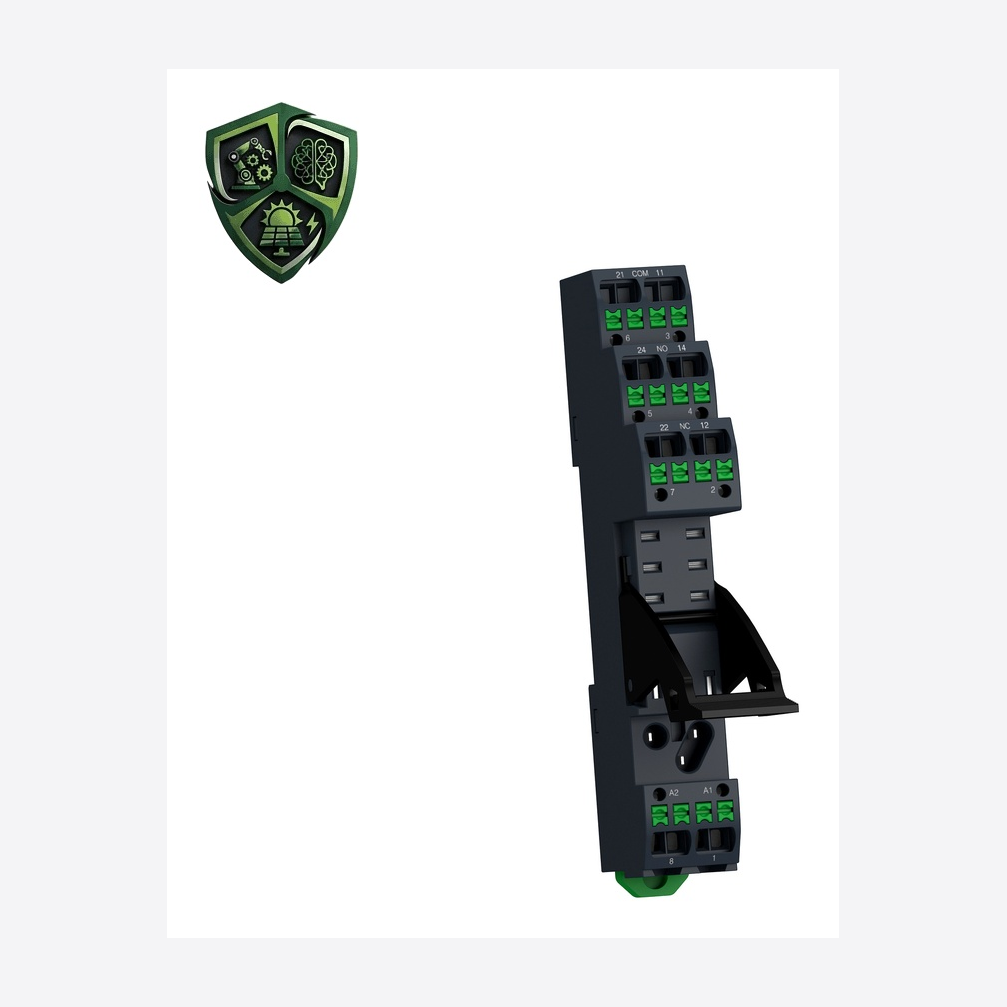 لوازم جانبی رله، ⁦Schneider Electric⁩، مدل ⁦RGZE08P⁩، ولتاژ ⁦250 V conforming to IEC⁩، IP20.