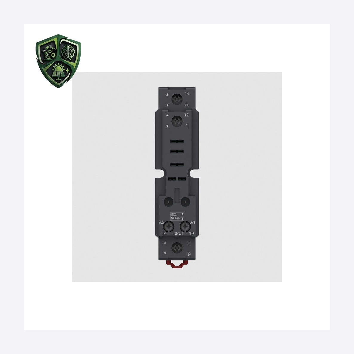 لوازم جانبی رله، ⁦Schneider Electric⁩، مدل ⁦RPZF1⁩، ولتاژ ⁦250 V⁩، IP20.
