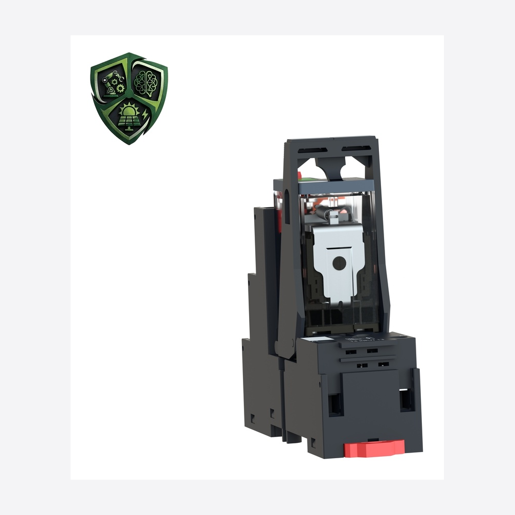 رله، ⁦Schneider Electric⁩، مدل ⁦RXM4AB1B7PVS⁩، ولتاژ ⁦limits 19.2…26.4 V AC⁩، جریان ⁦3 A at 28 V NC conforming to IEC⁩، IP20.