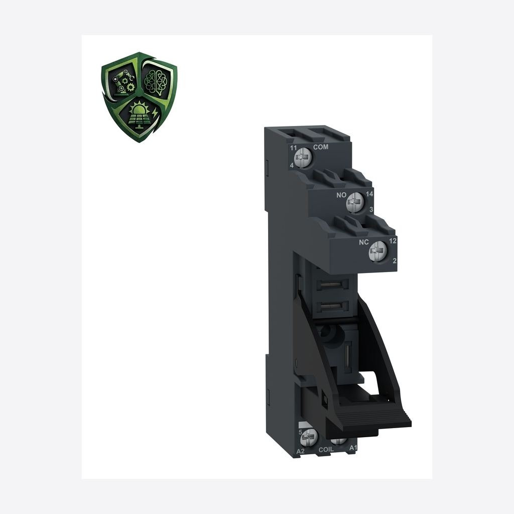 لوازم جانبی رله، ⁦Schneider Electric⁩، مدل ⁦RZM031FPD⁩، کنترل ⁦110…230 V DC⁩.