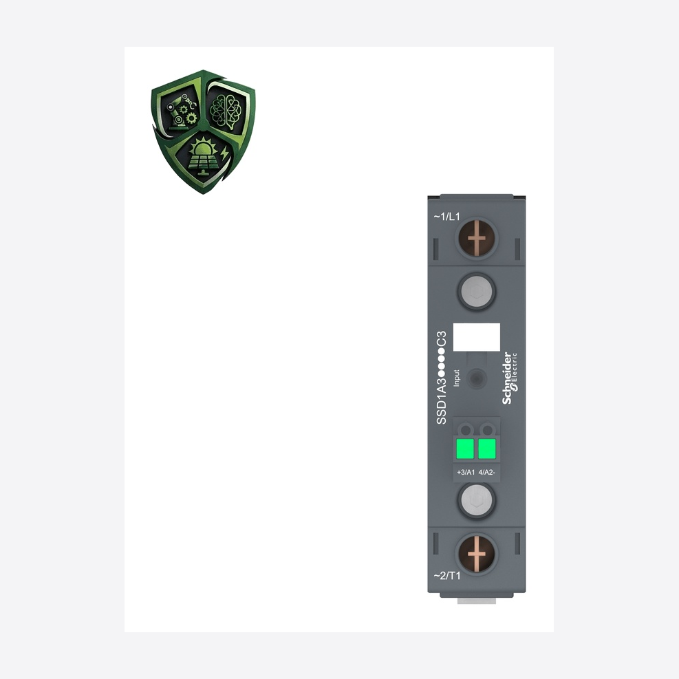 رله، ⁦Schneider Electric⁩، مدل ⁦SSD1A320BDC3⁩، خروجی ⁦48…600 V AC⁩، IP20، کنترل ⁦4…32 V DC⁩.