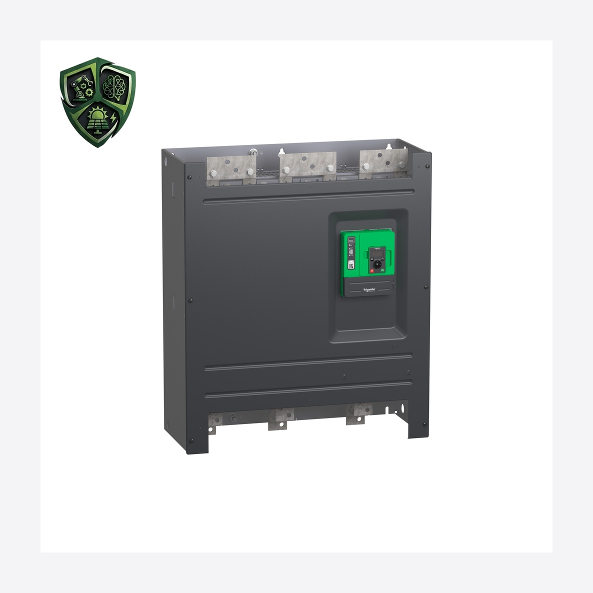 سافت‌استارتر، ⁦Schneider Electric⁩، مدل ⁦ATS48M10Y⁩، توان ⁦220 kW at 230 V for severe applications⁩.