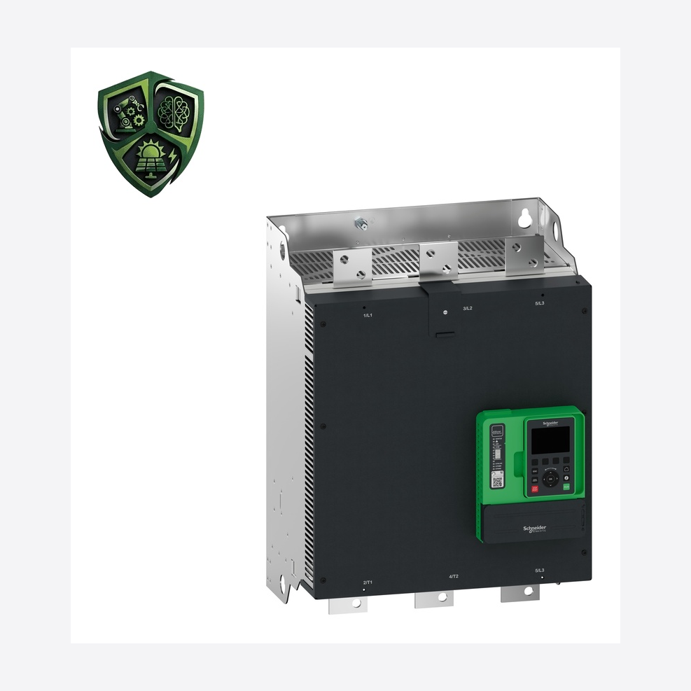 سافت‌استارتر، ⁦Schneider Electric⁩، مدل ⁦ATS490C79Y⁩، جریان ⁦Normal duty: 790 A in line⁩، IP00، کنترل ⁦110…230 V AC 50…60 Hz⁩.