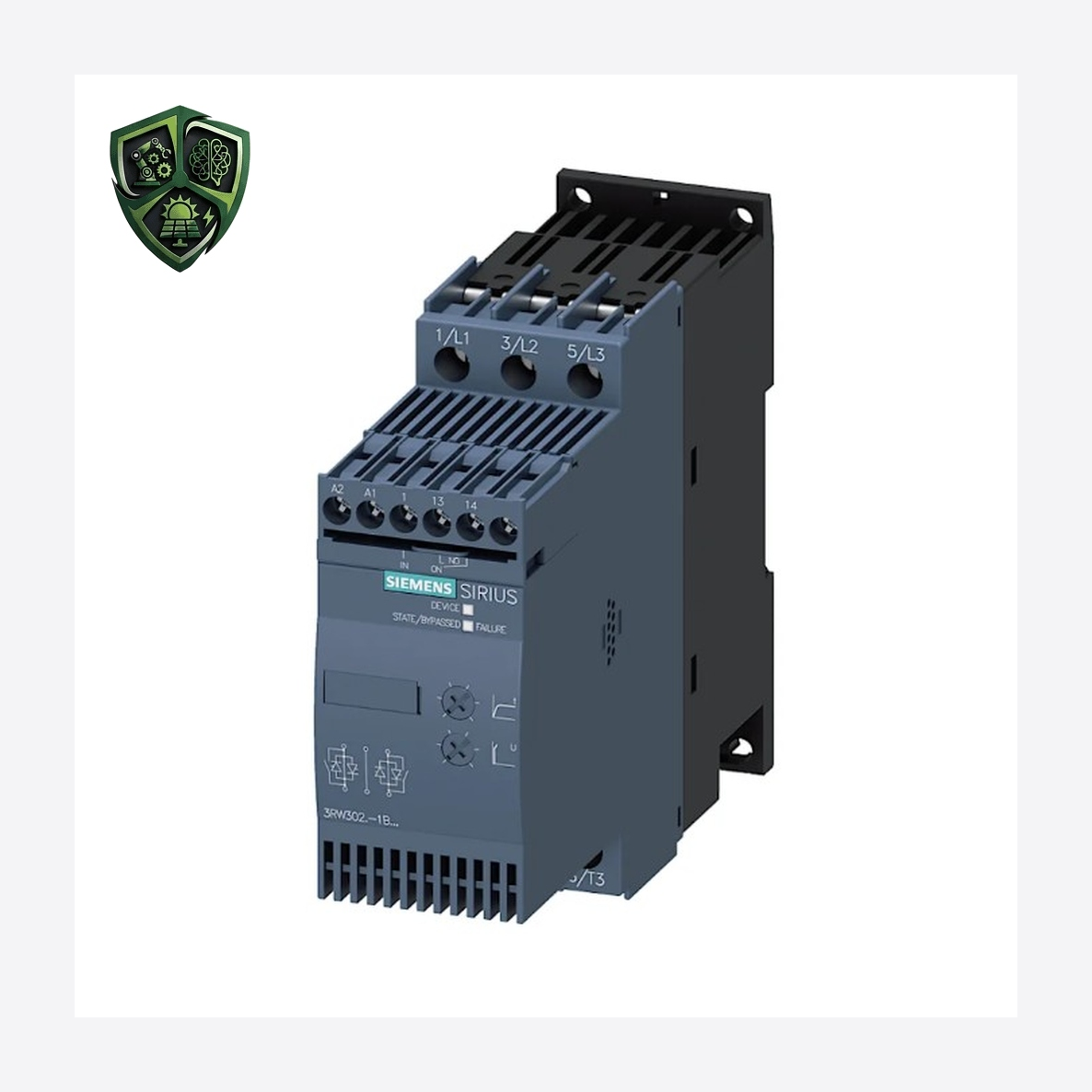 سافت استارتر زیمنس SIRIUS 3RW30 15 kW 3RW3027-1BB04