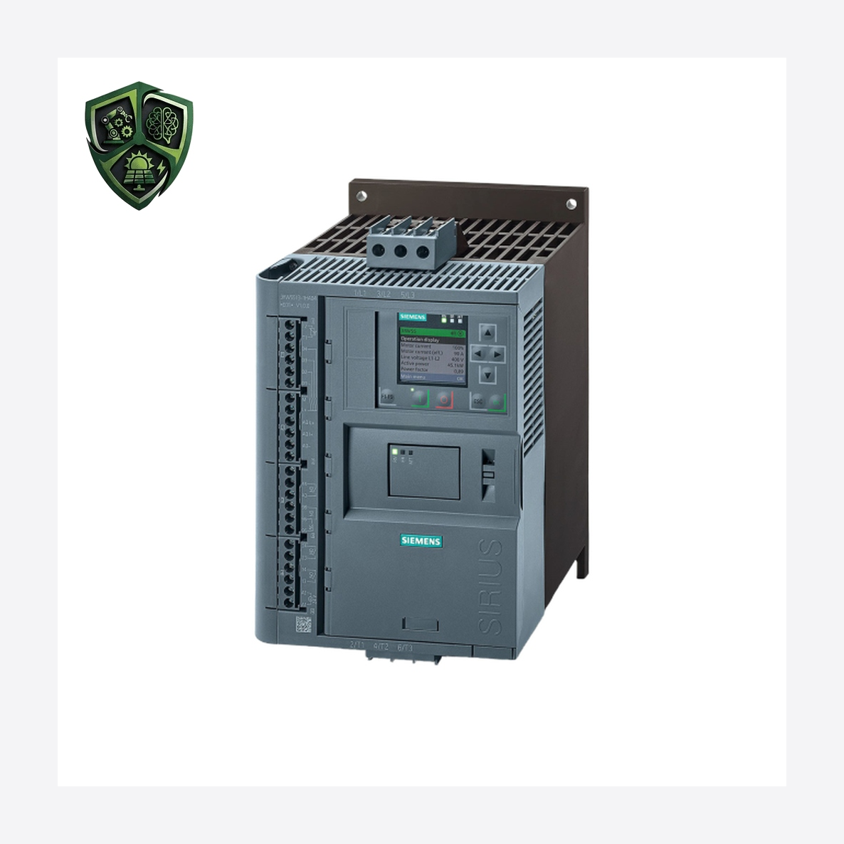 سافت استارتر زیمنس SIRIUS 3RW55 پرفورمنس بالا S1 18.5 kW 3RW5517-1HA04