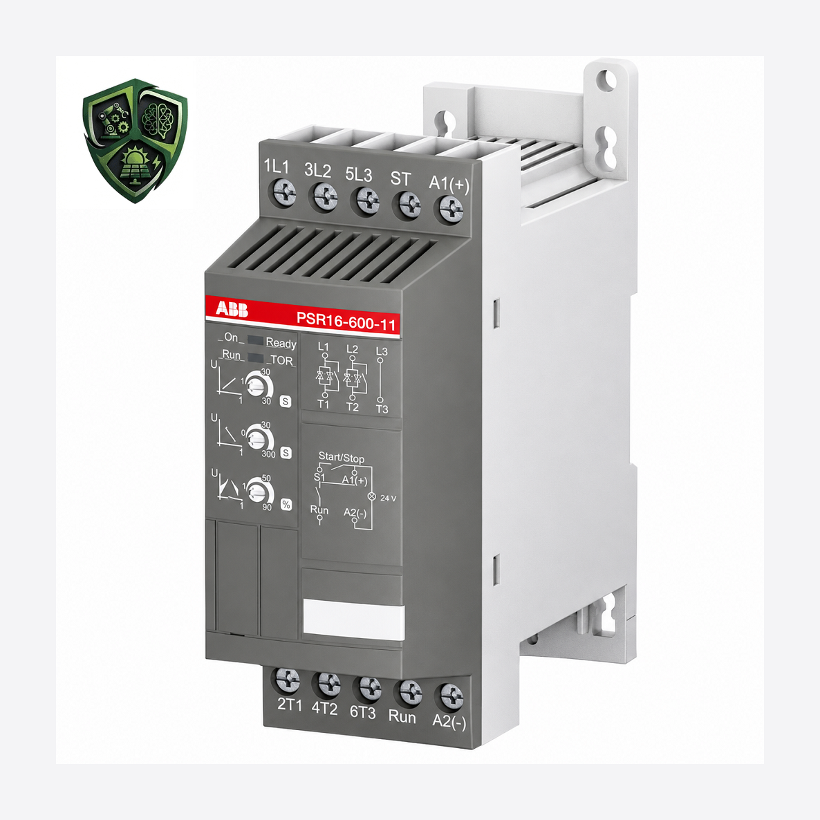 سافت استارتر ABB توان 5.5kW در ولتاژ 400 ولت برند PSR12-600-70