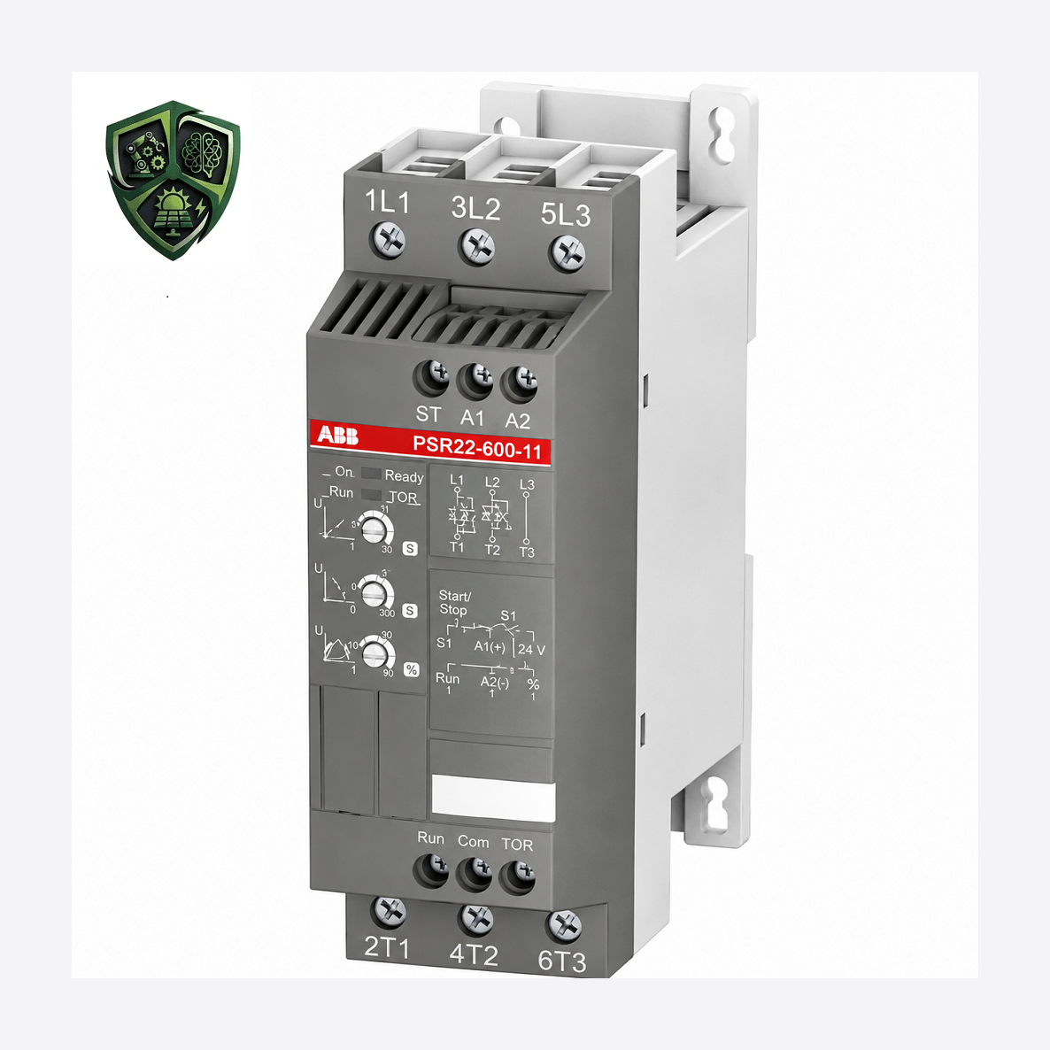 سافت استارتر ABB توان 15kW در ولتاژ 400 ولت برند PSR30-600-70