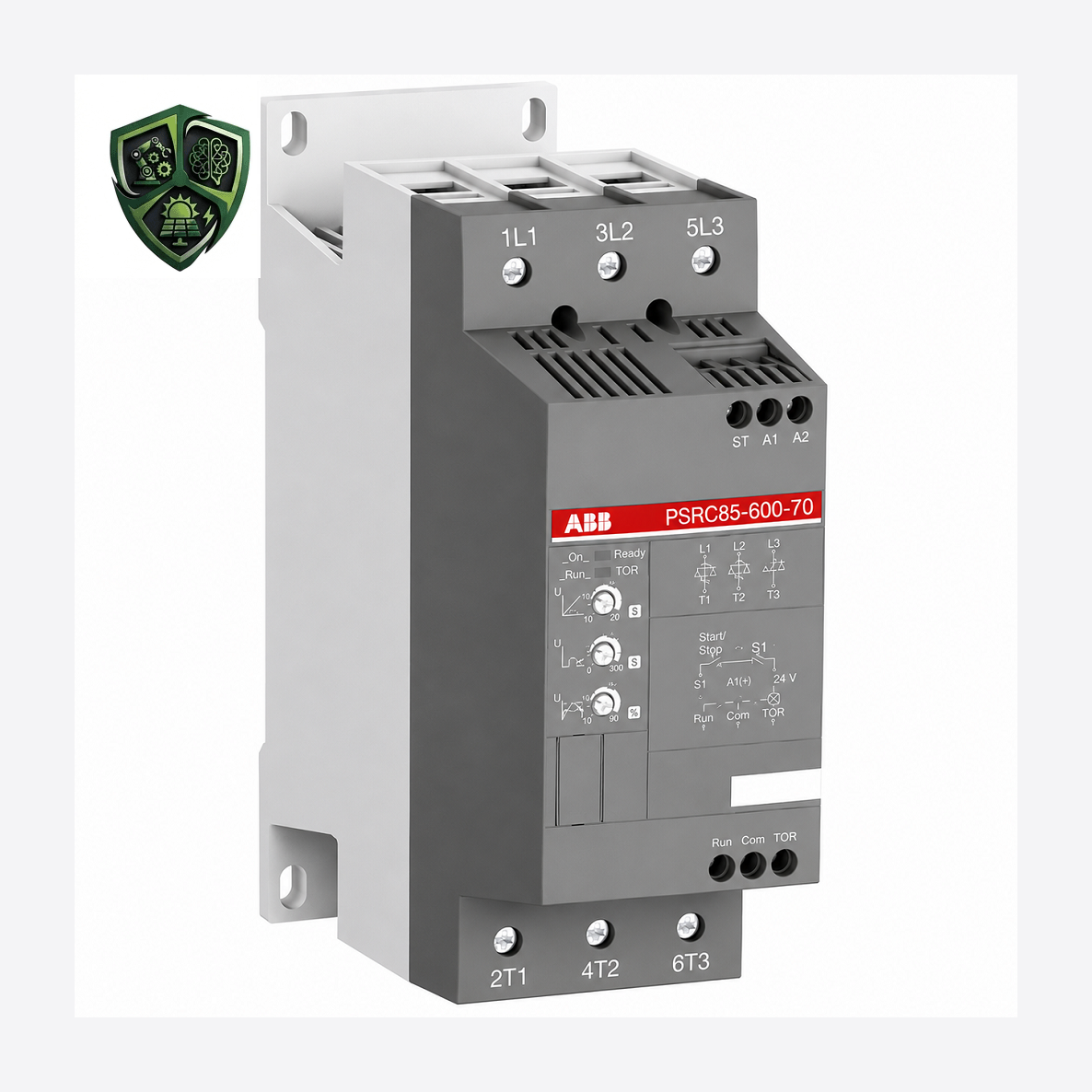 سافت استارتر ABB توان 45kW در ولتاژ 400 ولت برند PSR85-600-70