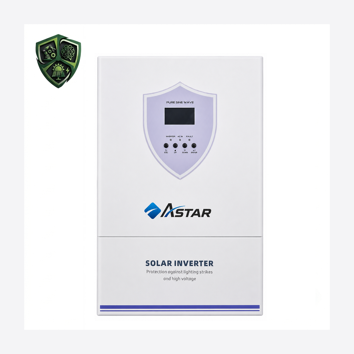 سانورتر هیبریدی مدل ASMH توان 6.2 کیلووات برند ASTAR همراه فیوز باکس