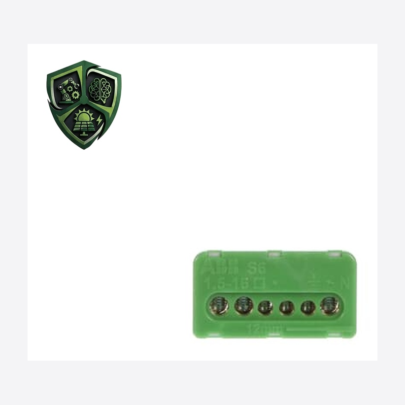 جعبه تقسیم ABB لوازم جانبی Terminal block PE 3x16mm²+3x25mm² 100A/1SPE007715F0741