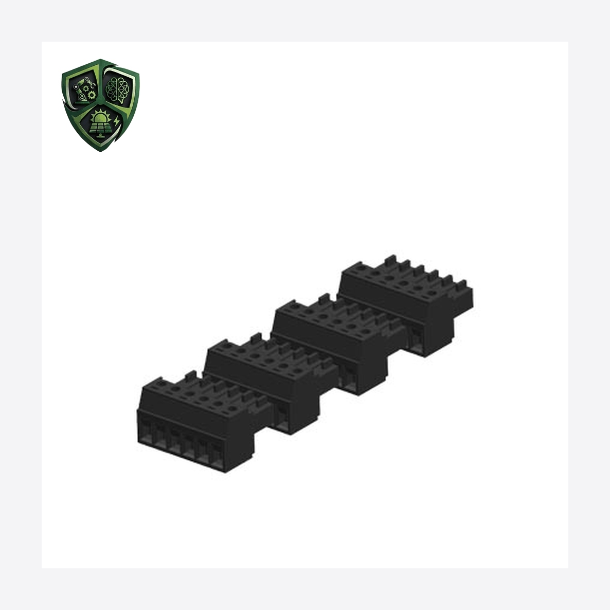 لوازم جانبی زیمنس SIMATIC S7-1200 terminal block, 6 Terminal, gold (4/PK) 6ES7292-1BF30-0XA0