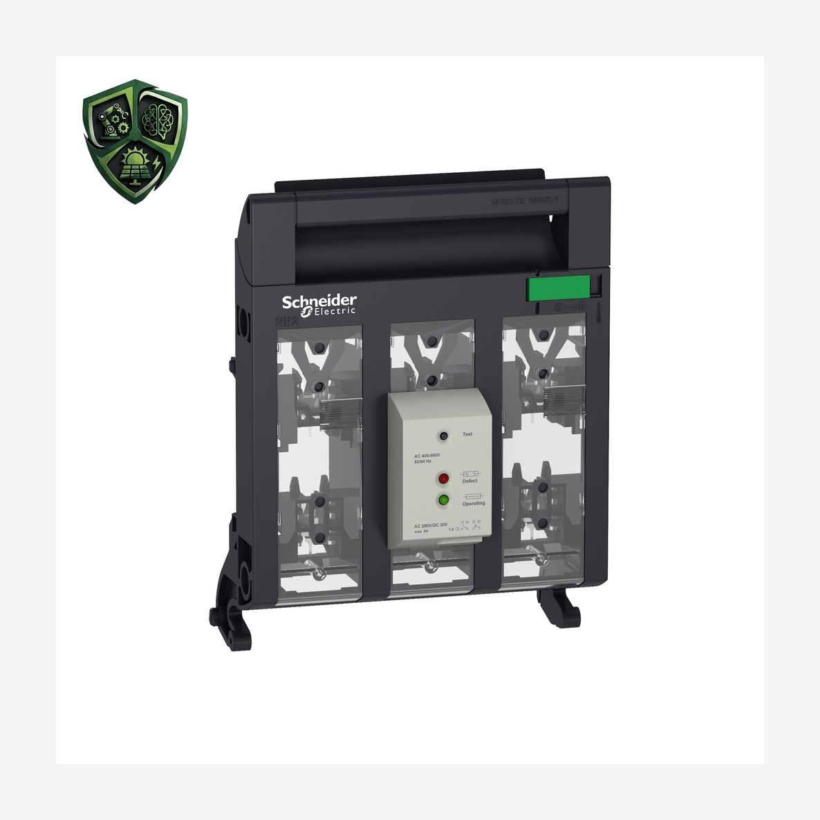 لوازم جانبی، ⁦Schneider Electric⁩، مدل ⁦LV480825⁩، ولتاژ ⁦400…690 V AC 50/60 Hz⁩، جریان ⁦5 A at 200…240 V AC⁩، IP20.