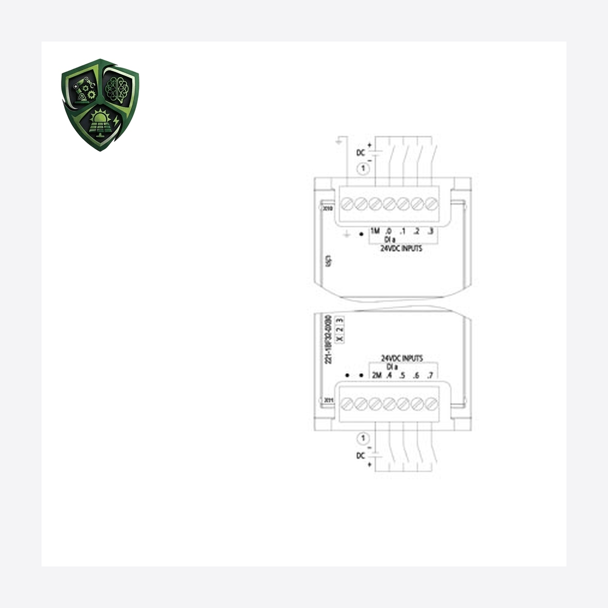 ماژول دیجیتال زیمنس SIMATIC S7-1200 Digital Input SM 1221, 8DI, 24V DC 6ES7221-1BF32-0XB0