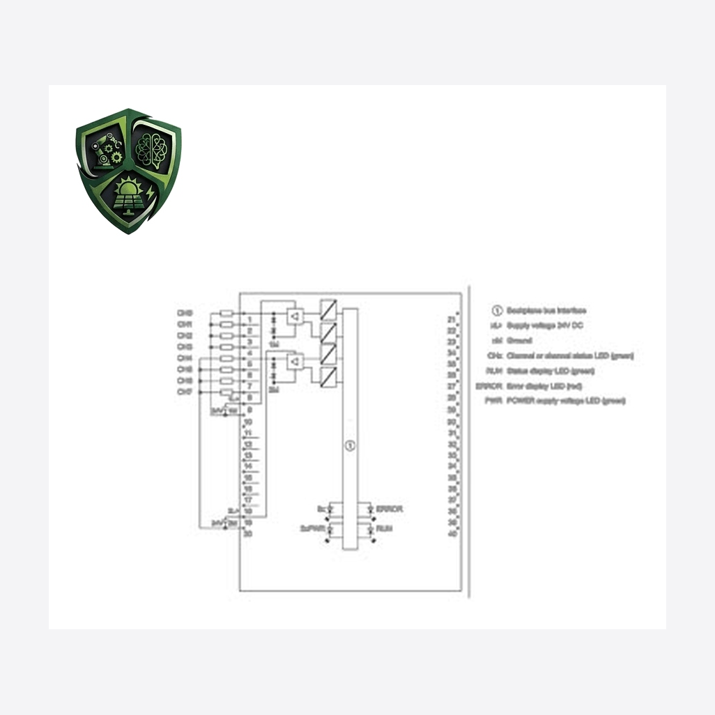 ماژول دیجیتال زیمنس SIMATIC S7-1500 S7-1500, DQ 8x24VDC/2A HF 6ES7522-1BF00-0AB0