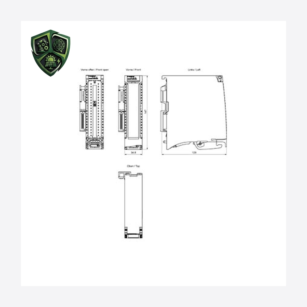ماژول دیجیتال زیمنس SIMATIC S7-1500 SIPLUS DI 32X24VDC HF 6AG1521-1BL00-7AB0