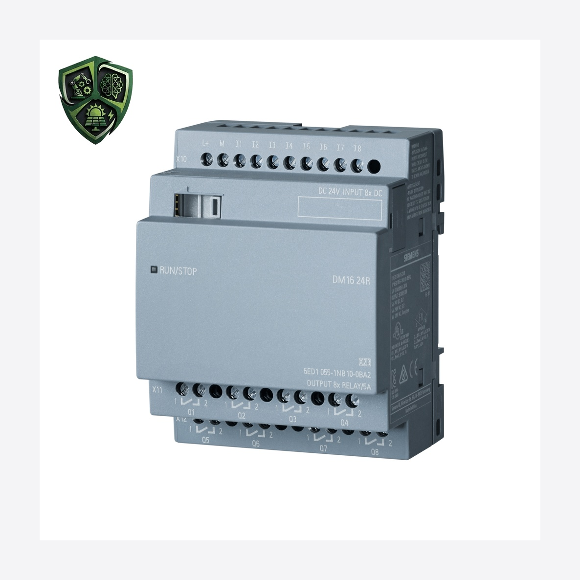 ماژول دیجیتال، ⁦SIEMENS⁩، ⁦LOGO!⁩، مدل ⁦6ED1055-1NB10-0BA2⁩، ⁦DM16 24R⁩.