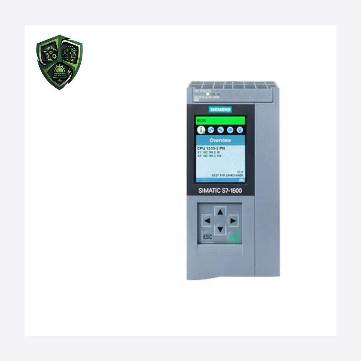 پی‌ال‌سی زیمنس SIMATIC S7-1500 CPU 1515-2 PN, 1MB Prog., 4,5MB Data 6ES7515-2AN03-0AB0