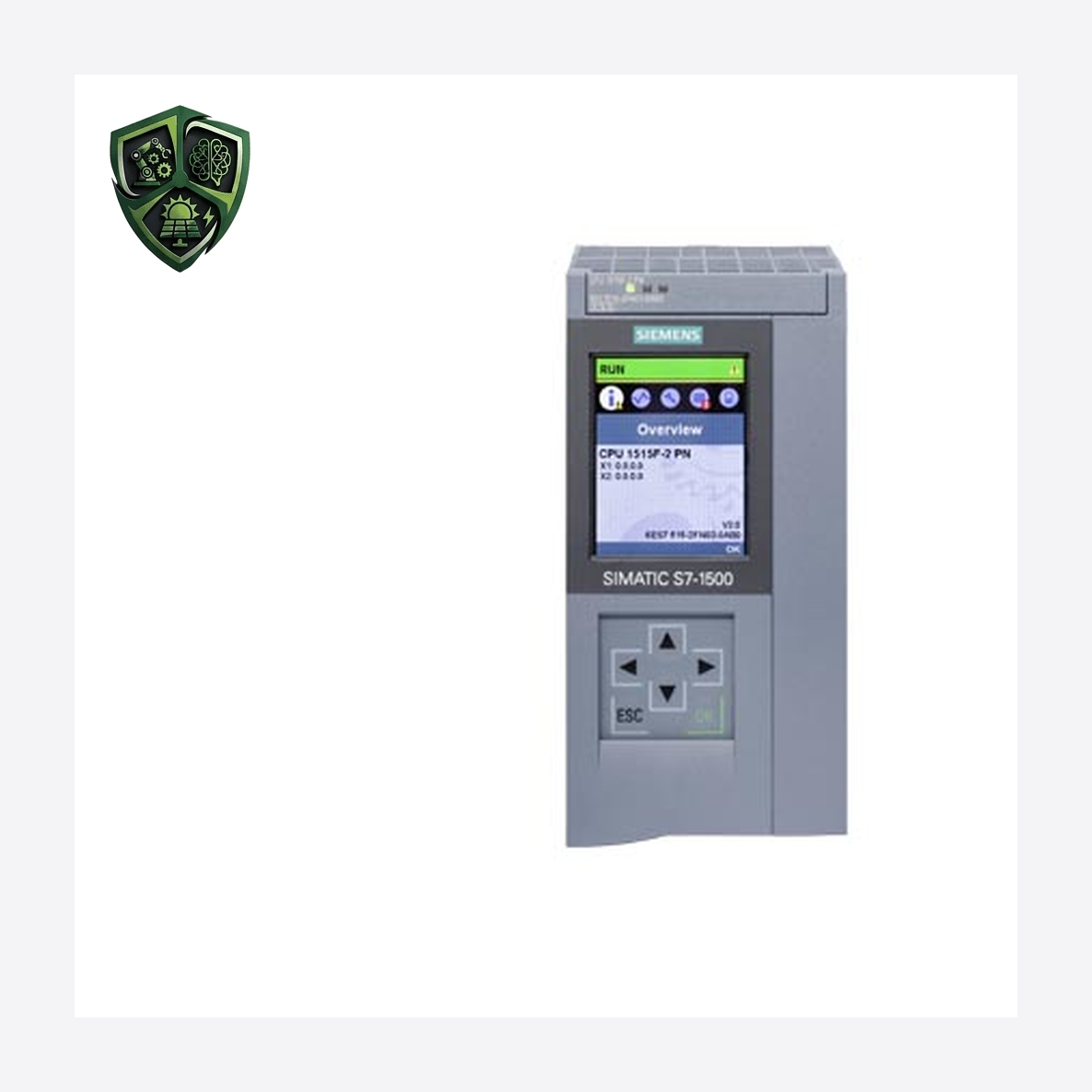 پی‌ال‌سی زیمنس SIMATIC S7-1500 Failsafe CPU 1515F-2 PN, 1,5MB Prog.,4,5MB Data 6ES7515-2FN03-0AB0