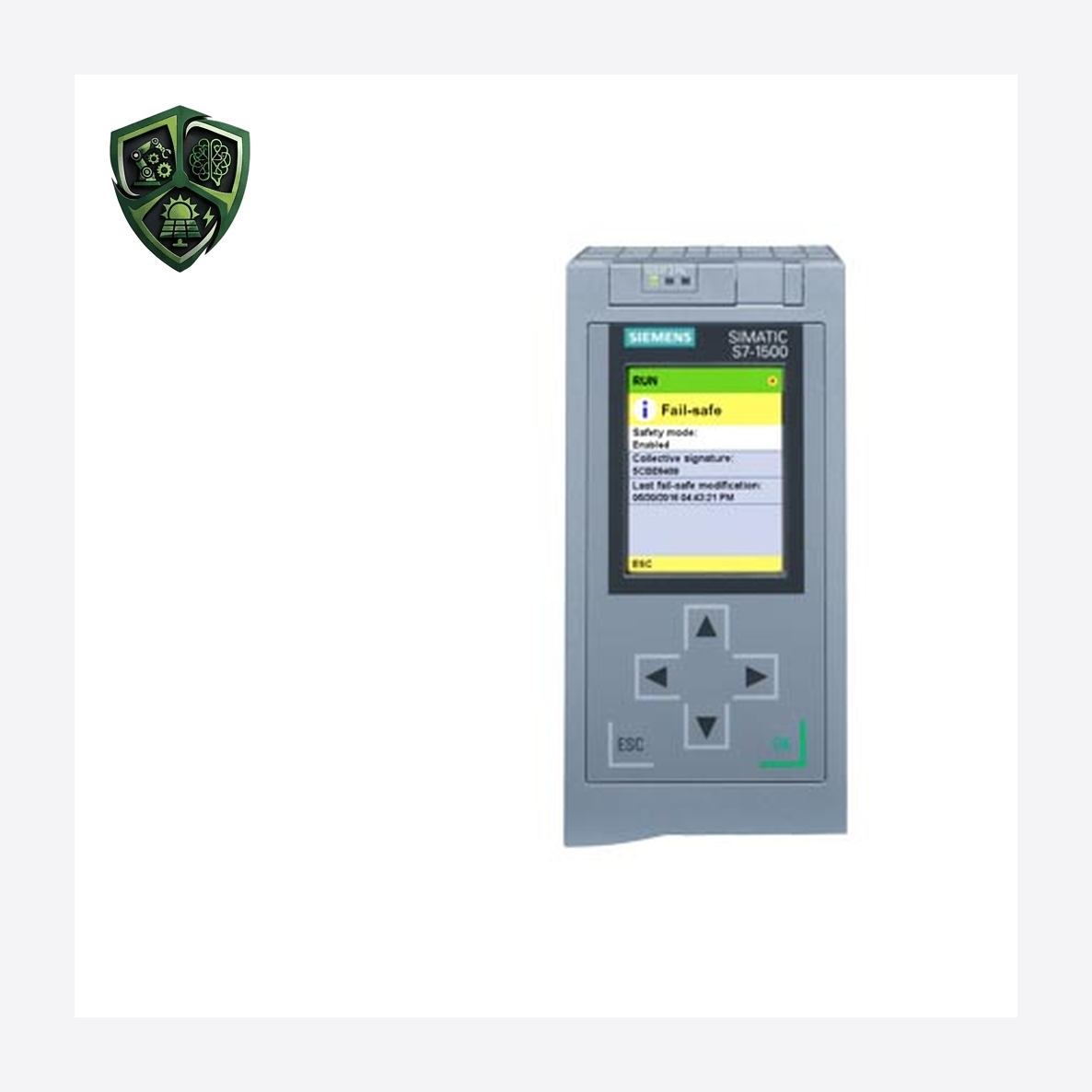 پی‌ال‌سی زیمنس SIMATIC S7-1500 CPU 1515TF-2 PN, 750KB progr, 3MB data 6ES7515-2UM01-0AB0