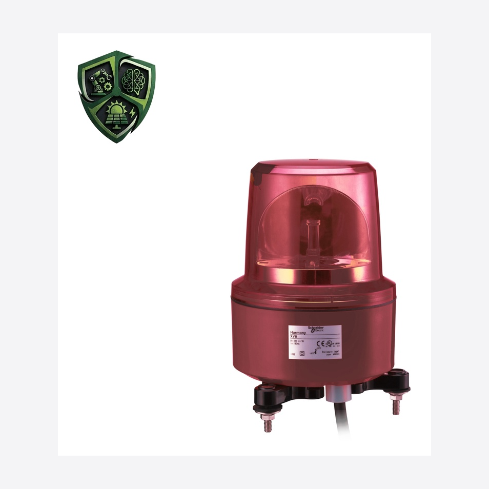 چراغ سیگنال، ⁦Schneider Electric⁩، مدل ⁦XVR13B04L⁩، تغذیه ⁦24 V AC/DC⁩، IP66.