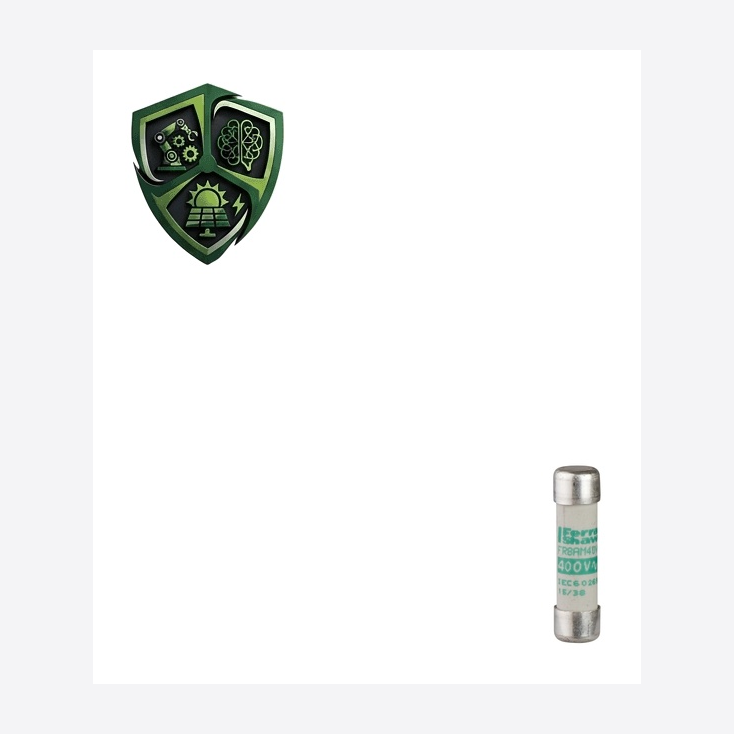 نگهدارنده فیوز، ⁦Schneider Electric⁩، مدل ⁦DF2CA04⁩، جریان نامی ⁦4 A 500 V⁩، ولتاژ ⁦500 V AC⁩.