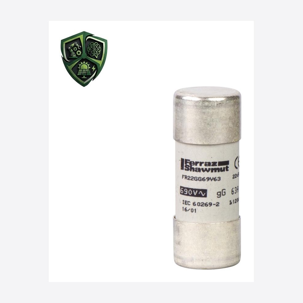 نگهدارنده فیوز، ⁦Schneider Electric⁩، مدل ⁦DF2FN20⁩، جریان نامی ⁦20 A 690 V⁩، ولتاژ ⁦690 V AC⁩.