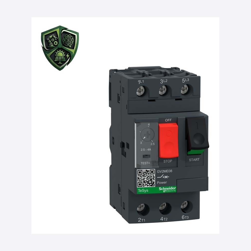 کنتاکتور Schneider Electric بلوک اتصال، ⁨ ⁩، ⁨مدل GV2AF⁩، سه پل، ⁨جریان 32 A⁩، ⁨GV2AF3⁩
