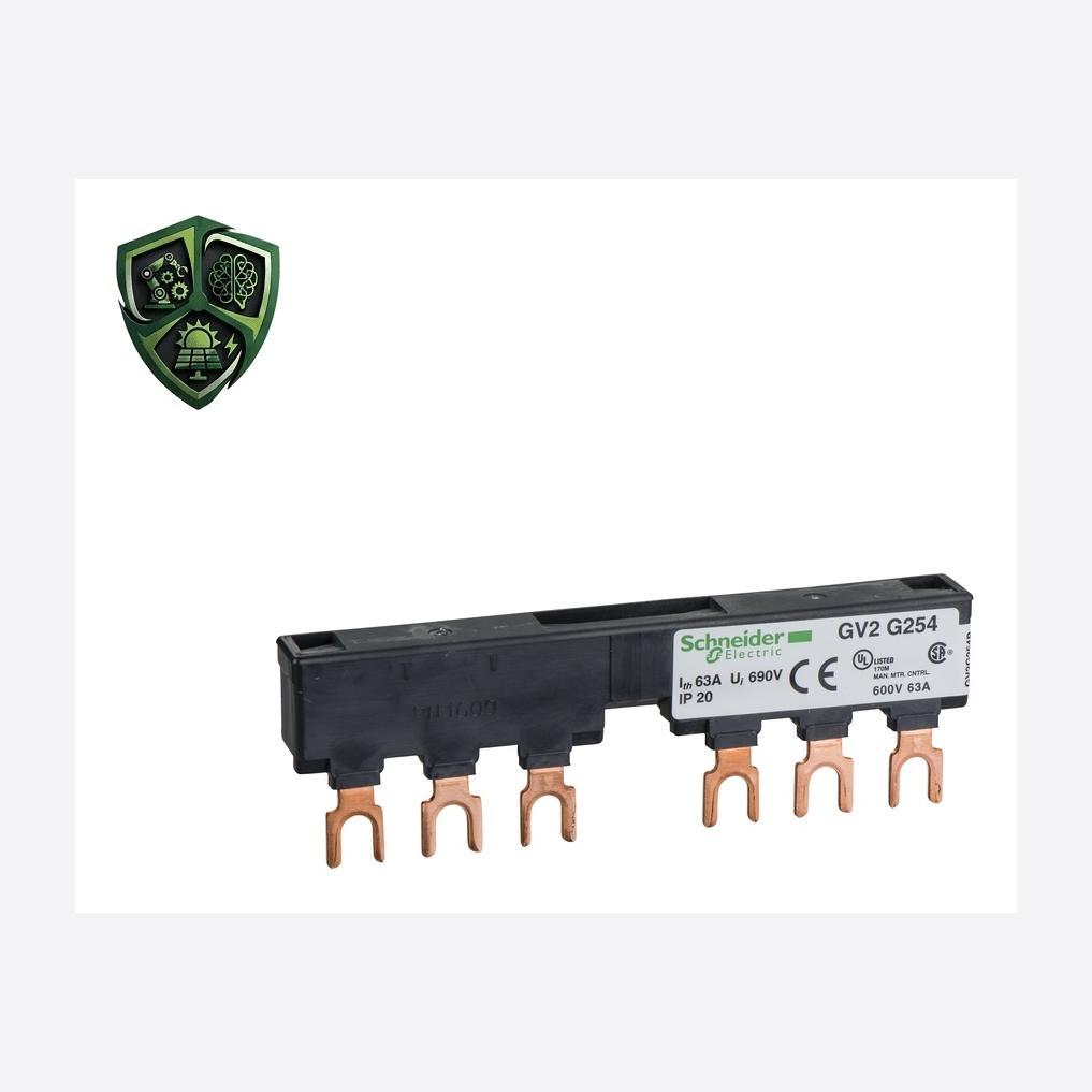 لوازم جانبی کلید حرارتی، ⁦Schneider Electric⁩، مدل ⁦GV2G254⁩، پل ⁦3P⁩.