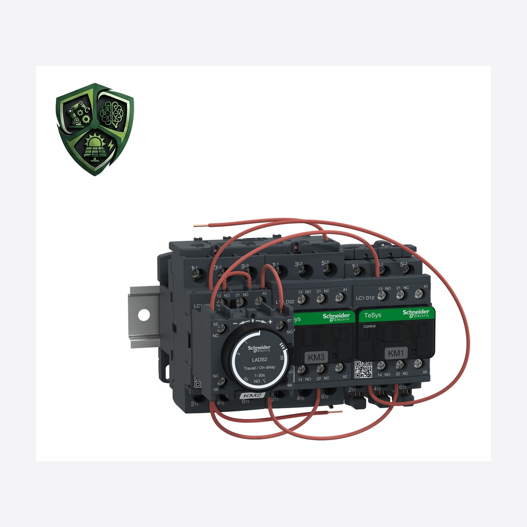کنتاکتور، ⁦Schneider Electric⁩، مدل ⁦LC3D320AP7⁩، پل ⁦3 x 3P⁩، ولتاژ ⁦ <= 690 V AC 25…400 Hz⁩، جریان ⁦32 A at <= 440 V AC AC-3 ⁩.