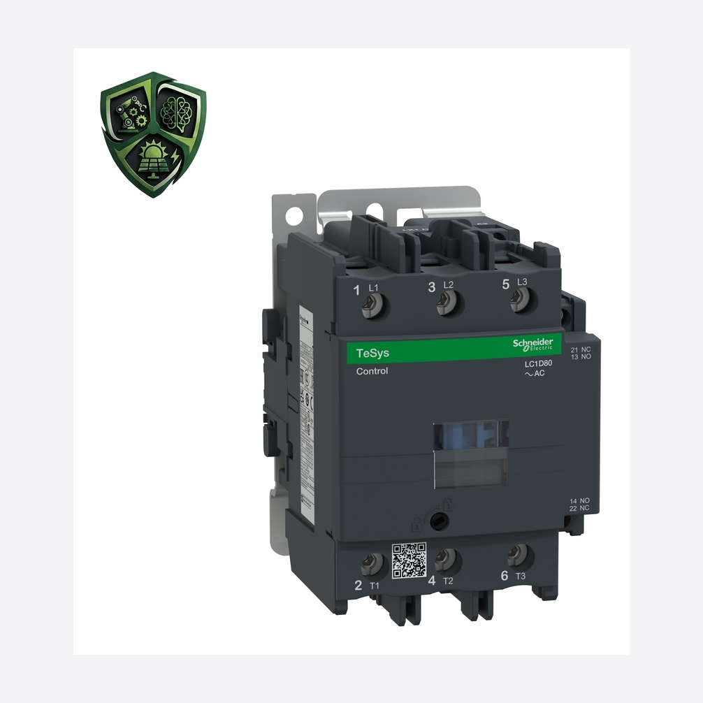 لوازم جانبی کنتاکتور، ⁦Schneider Electric⁩، مدل ⁦LA4DE2U⁩، ⁦IP2X conforming to IEC 60529⁩، کنترل ⁦110…250 V AC⁩.