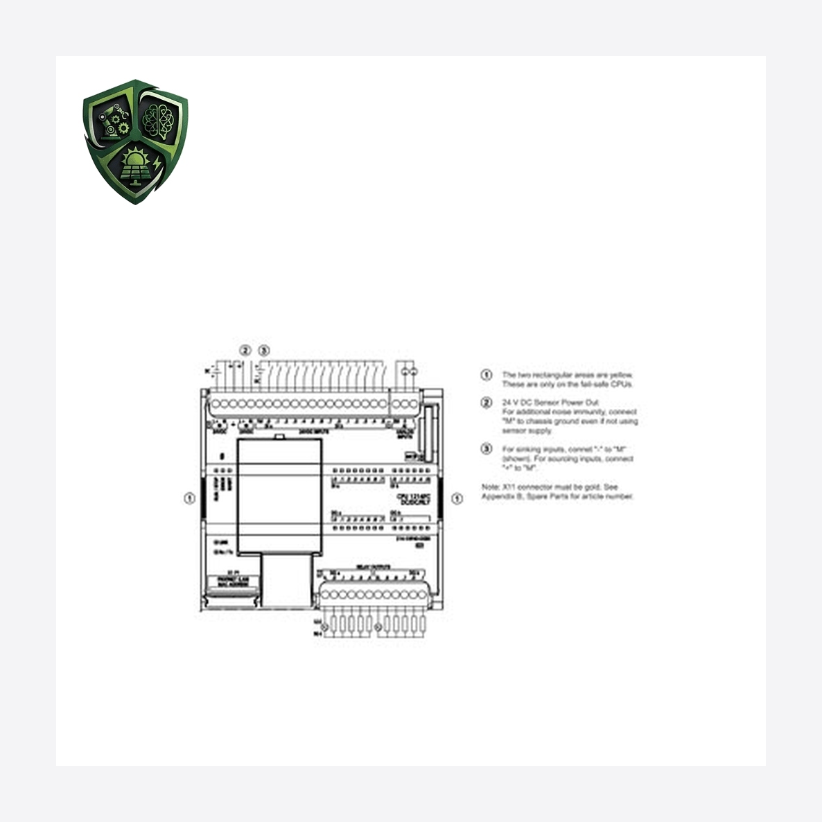 PLC زیمنس SIMATIC S7-1200 Failsafe CPU 1214 FC, DC/DC/Relay, 14DI/ 10DO/2AI 6ES7214-1HF40-0XB0