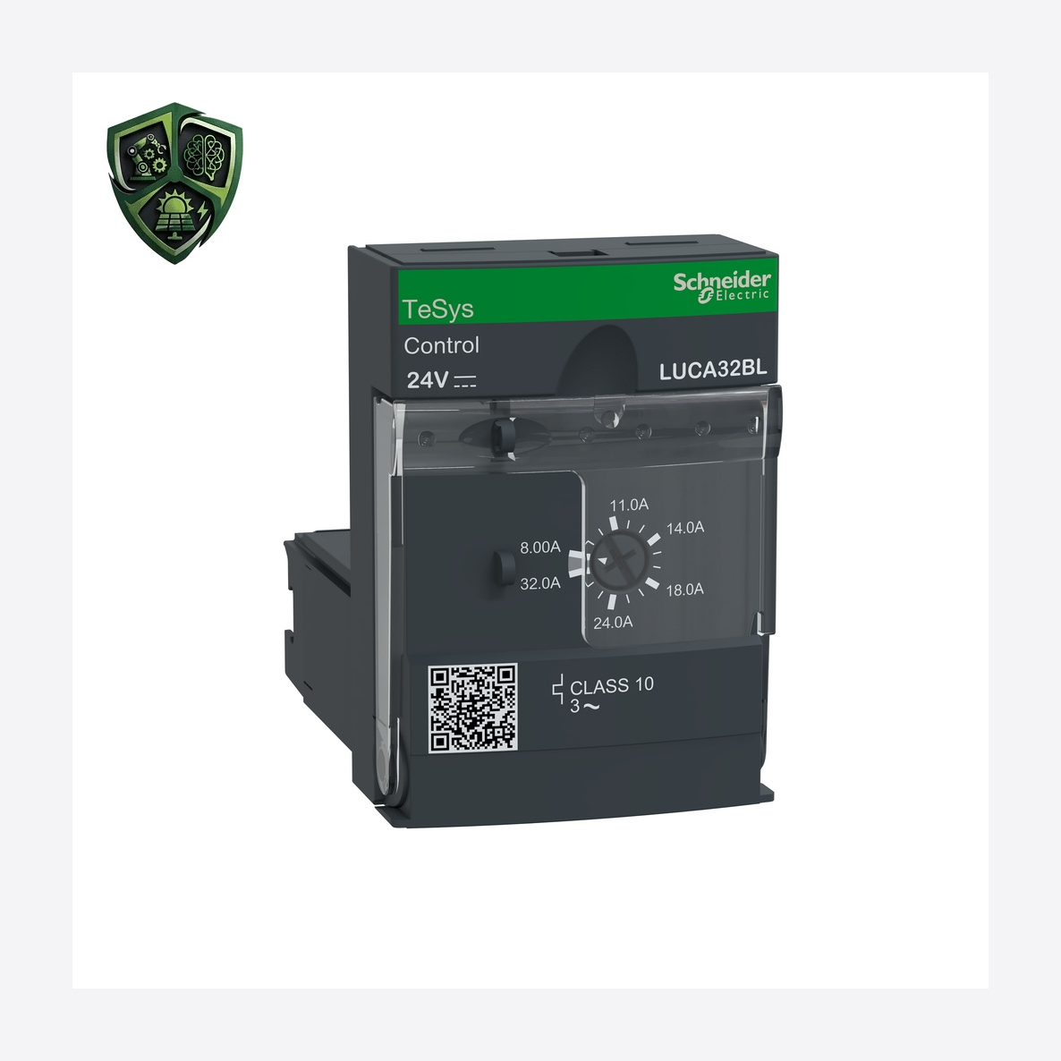 یونیت کنترل موتور Schneider Electric TeSys Ultra motor starters LUCA32BL، ⁦Schneider Electric⁩، مدل ⁦LUCA32BL⁩، ولتاژ ⁦690 V AC⁩، جریان موتور ⁦8…32 A⁩، توان ⁦15 kW 400…440 V AC 50/60 Hz⁩.