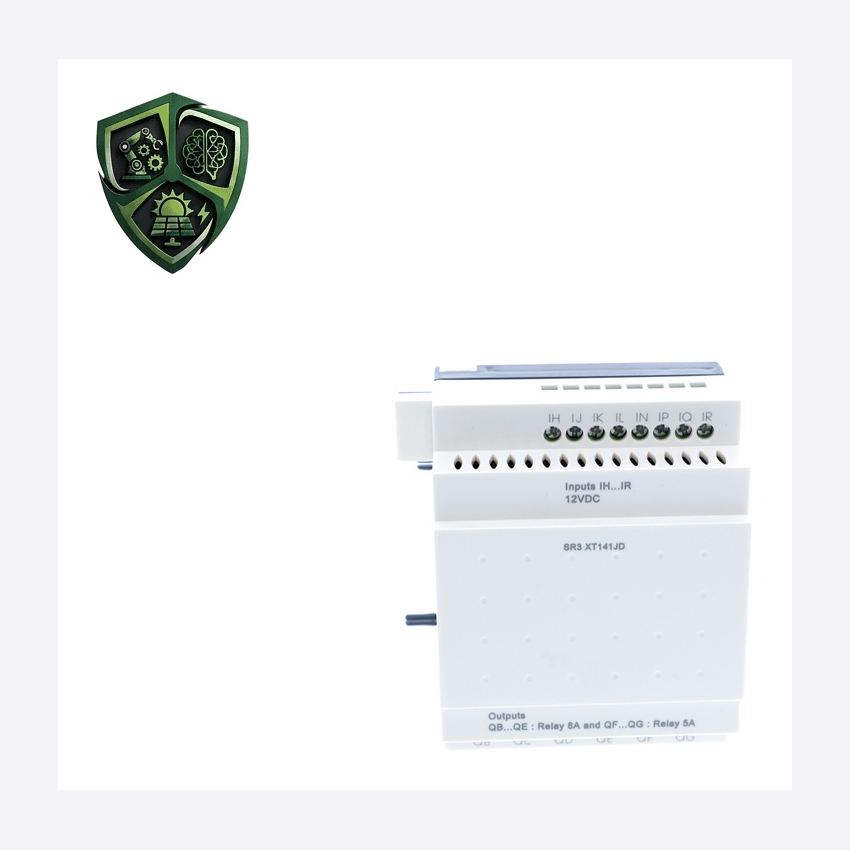 ماژول دیجیتال، ⁦Schneider Electric⁩، ⁦Zelio Logic⁩، مدل ⁦SR3XT141JD⁩، ⁦12 V DC⁩.