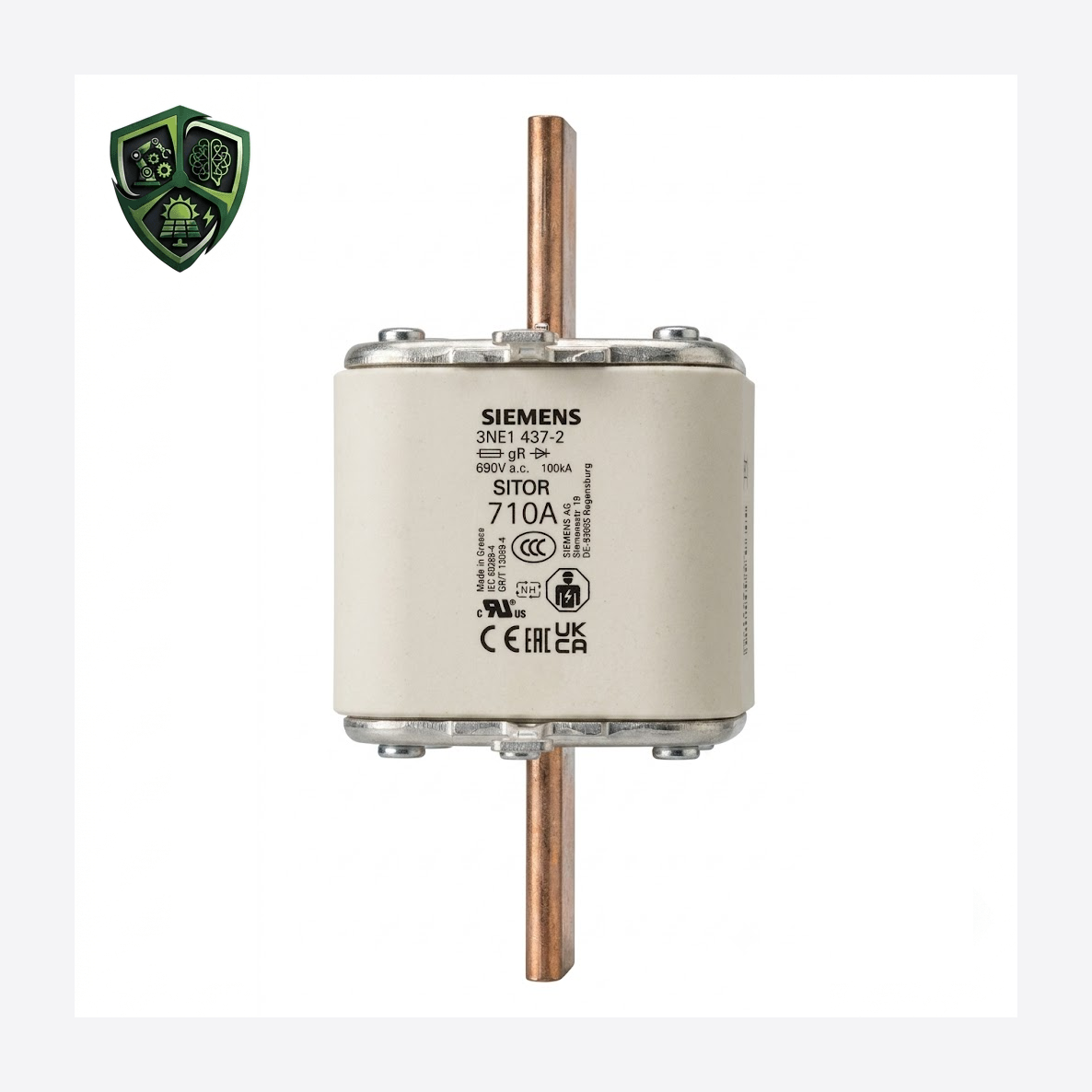 فیوز و دیسکانکتور، ⁦Siemens⁩، جریان ⁦710 A⁩