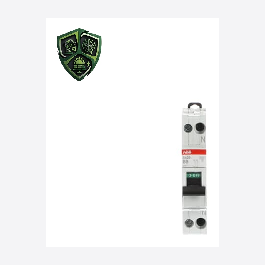 کلید مینیاتوری، ⁦ABB⁩، تک پل، منحنی ⁦B⁩، جریان ⁦6 A⁩، ⁦2CSS255101R0065⁩